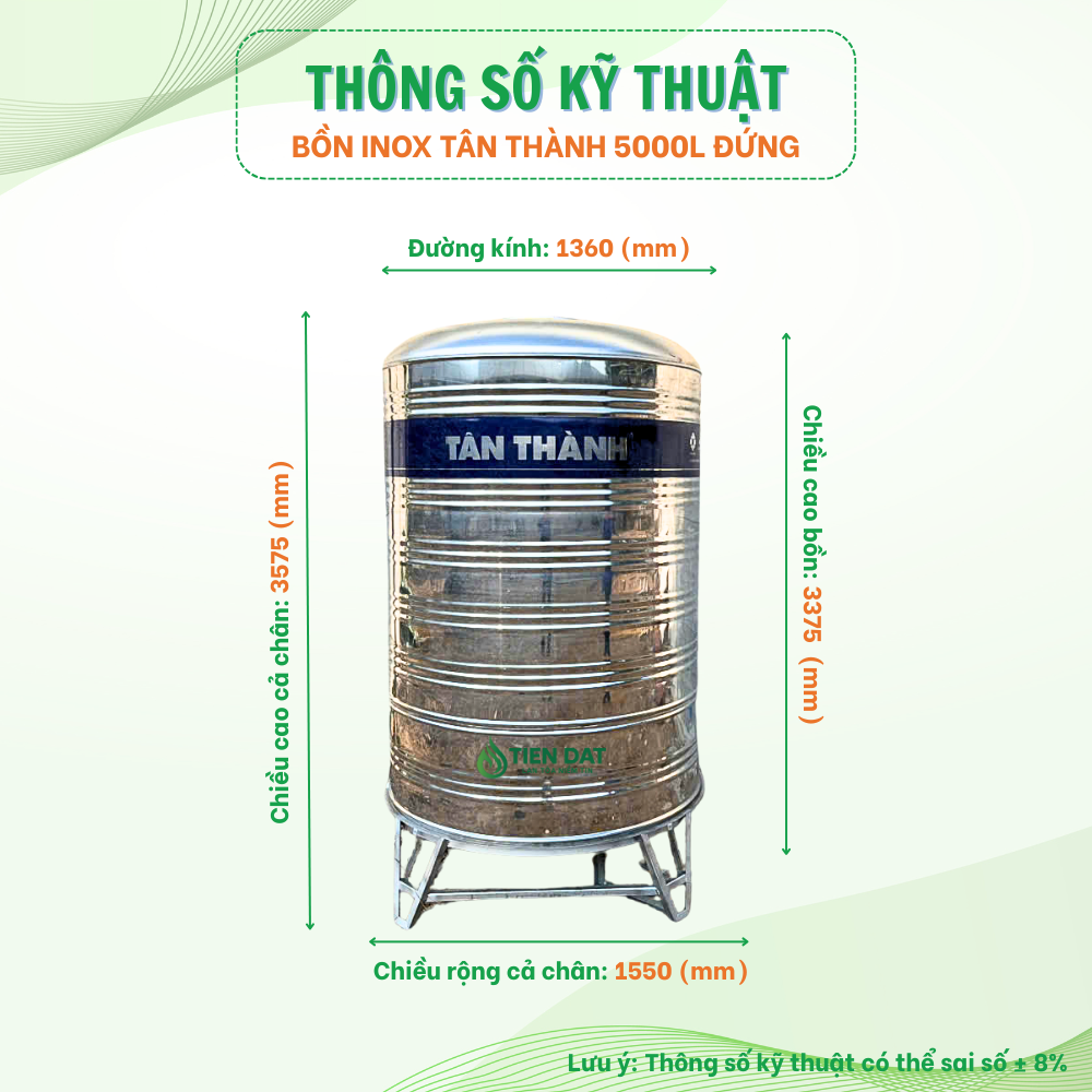 Video review bồn inox Tân Thành 5000L Video review bồn inox Tân Thành 5000L
