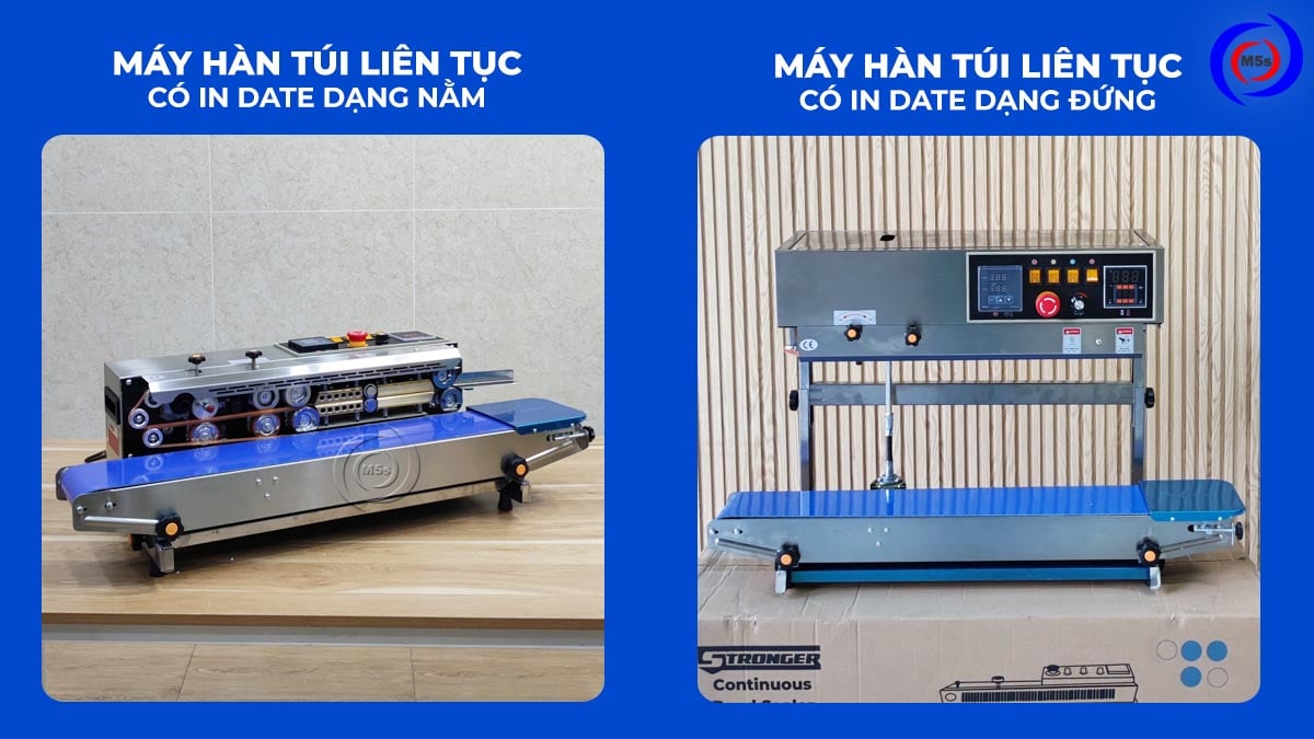 Máy hàn miệng túi dạng nằm và dạng đứng Máy hàn miệng túi dạng nằm và dạng đứng