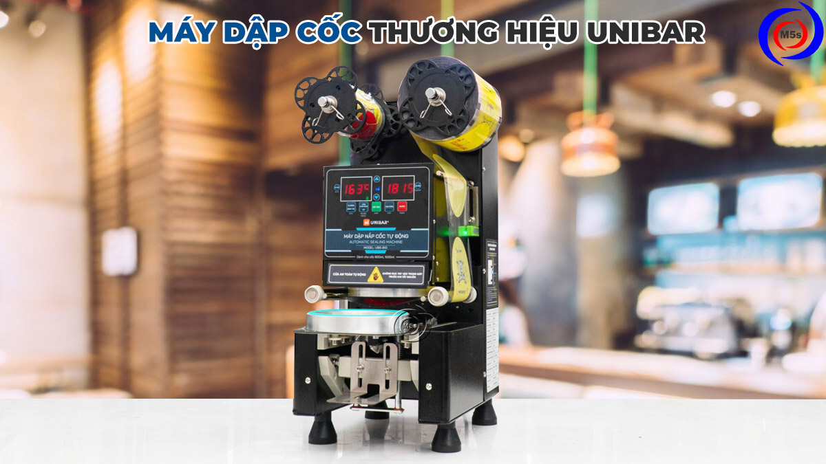 Máy dập cốc thương hiệu Unibar Máy dập cốc thương hiệu Unibar