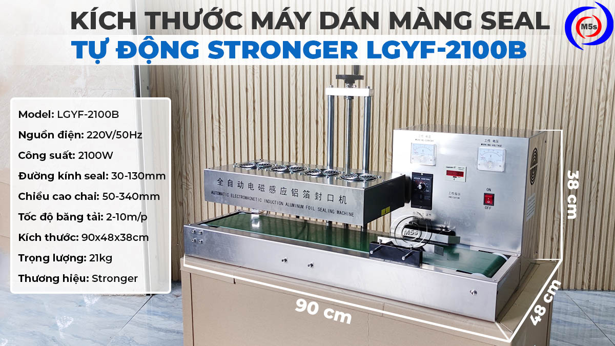 Kích thước máy dán màng seal lgyf-2100b Kích thước máy dán màng seal lgyf-2100b
