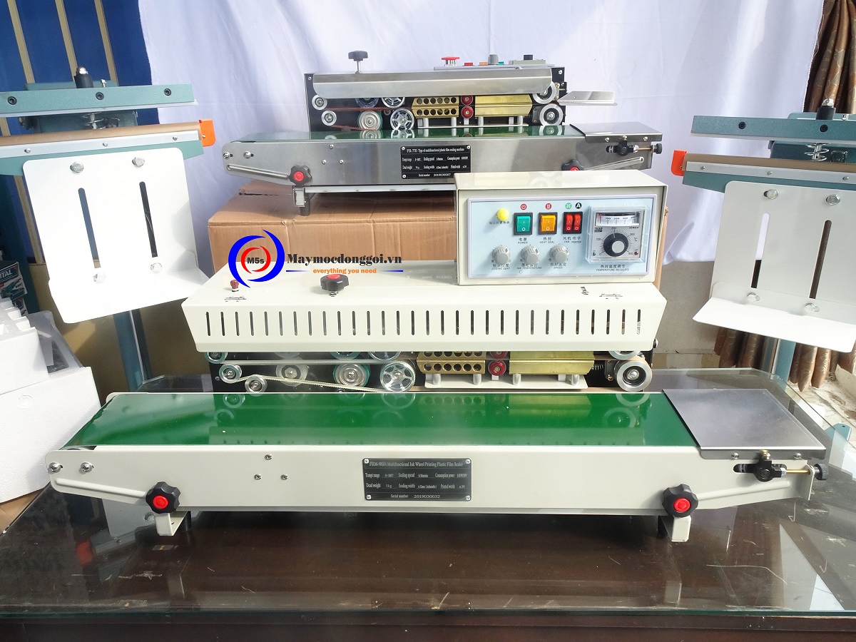 Máy hàn miệng túi liên tục có in date FRM 980 Cảm nhận khi sử dụng máy hàn miệng túi liên tục có in date FRM 980
