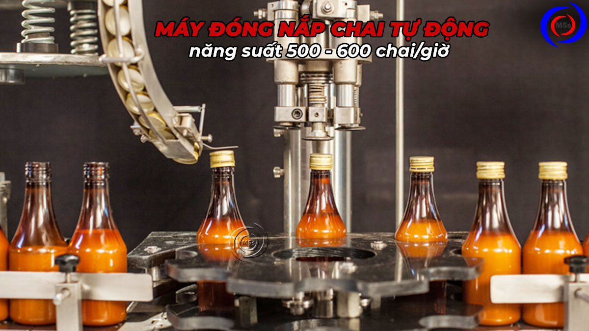 máy đóng nắp chai tự động công suất lớn máy đóng nắp chai tự động công suất lớn