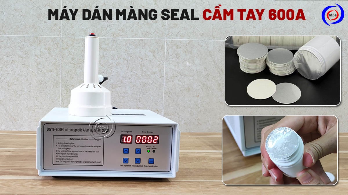 máy dán màng seal 600A máy dán màng seal 600A