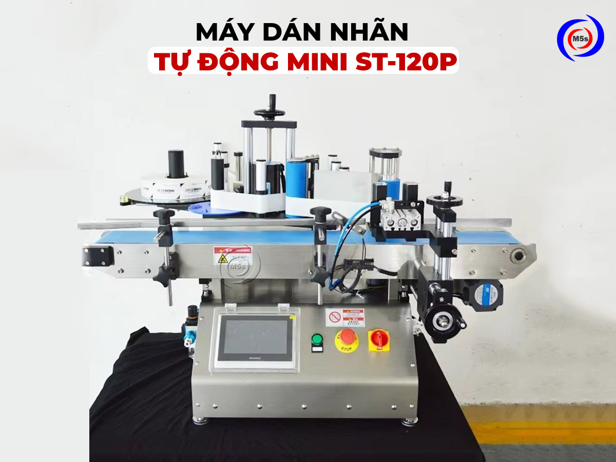 Máy dán nhãn tự động mini ST-120P Máy dán nhãn tự động mini ST-120P