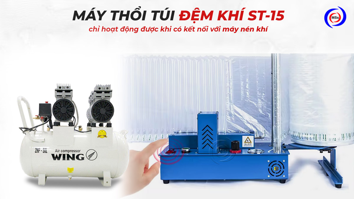 máy thổi túi đệm khí dạng cột ST-15 máy thổi túi đệm khí dạng cột ST-15