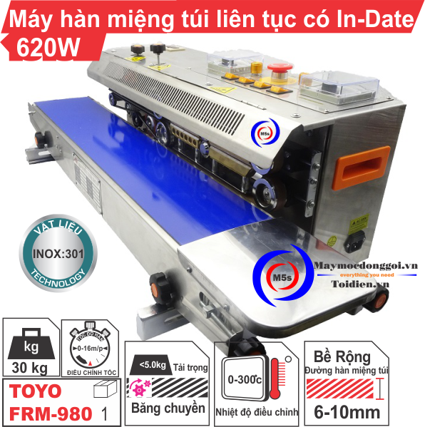 máy hàn miệng túi liên tục TOP 4 máy hàn miệng túi liên tục vỏ Inox được ưa chuộng nhất 2019