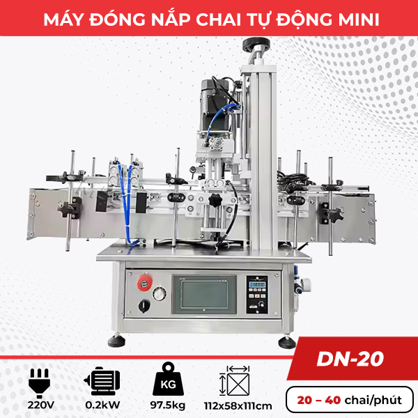 máy đóng nắp chai tự động mini DN-20 máy đóng nắp chai tự động mini DN-20