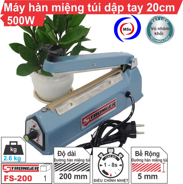 Máy ép bịch bằng tay Stronger FS-200 Máy ép bịch bằng tay Stronger FS-200
