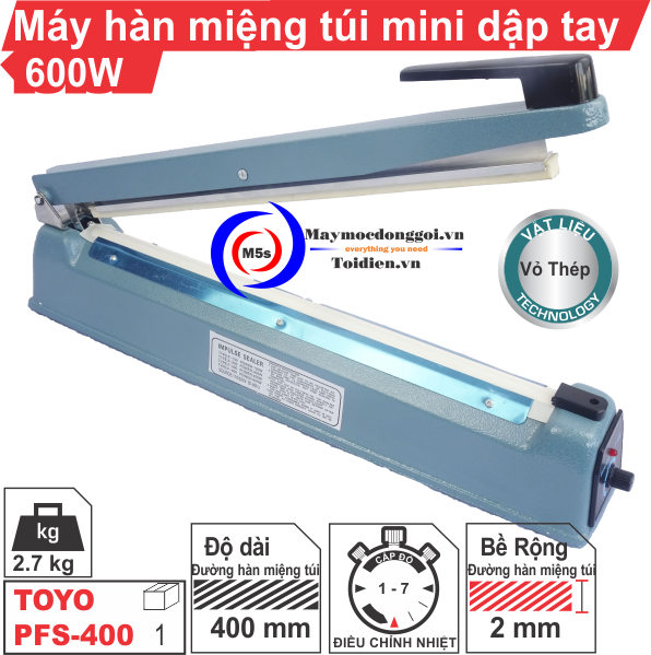 máy hàn miệng túi pfs 400 Đừng mua máy hàn miệng túi dập tay PFS - 400 nếu bạn chưa biết những điều này