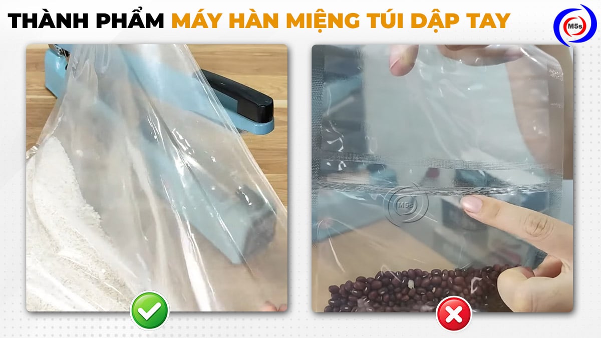 thành phẩm của máy hàn túi dập tay thành phẩm của máy hàn túi dập tay