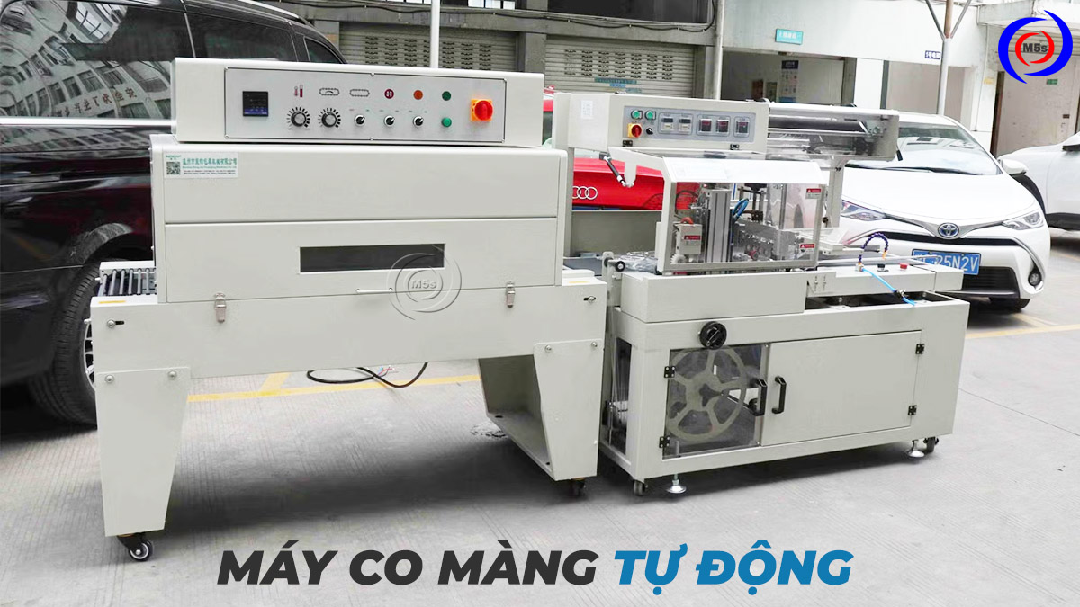 Máy co màng nhiệt tự động Máy co màng nhiệt tự động