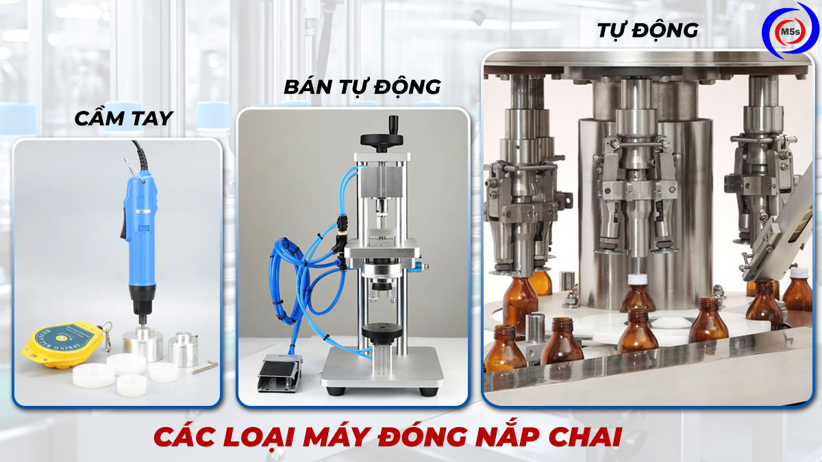 các loại máy đóng nắp chai các loại máy đóng nắp chai