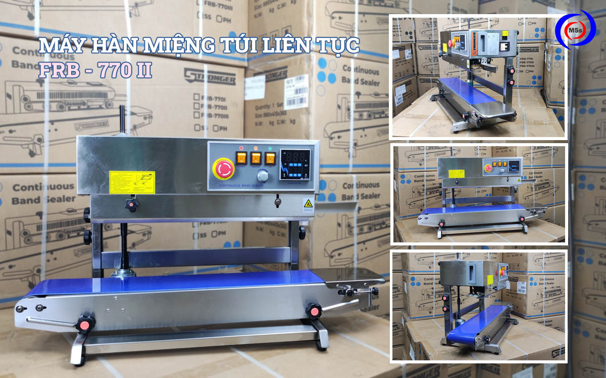 Máy hàn miệng túi liên tục dạng đứng STRONGER FRB-770II Máy hàn miệng túi liên tục dạng đứng STRONGER FRB-770II