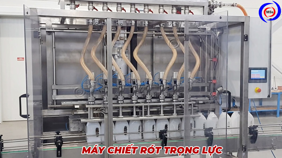 Máy chiết rót trọng lực Máy chiết rót trọng lực