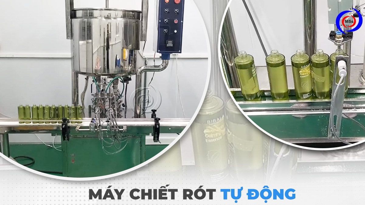 máy chiết rót dung dịch tự động máy chiết rót dung dịch tự động