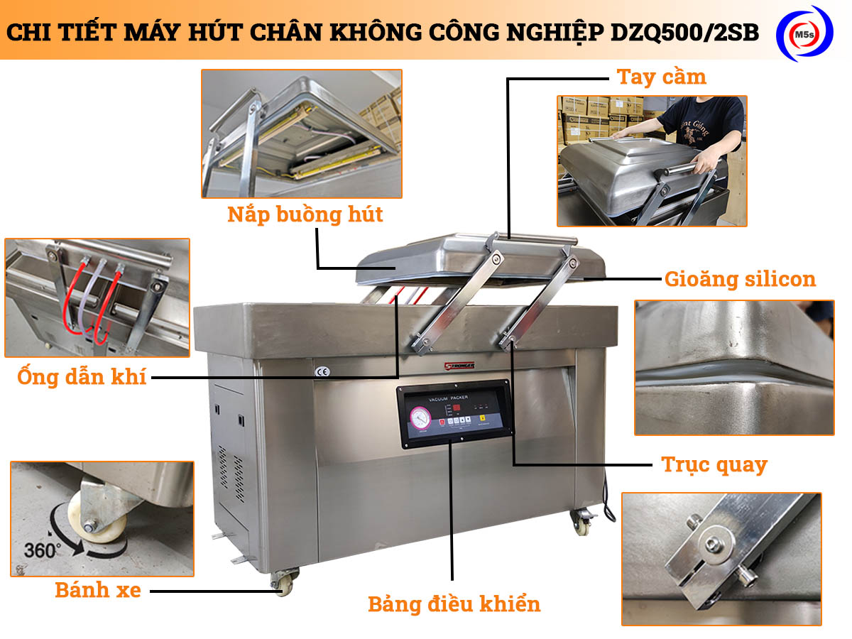 Máy hút chân không buồng đôi dzq500/2sb Máy hút chân không buồng đôi dzq500/2sb