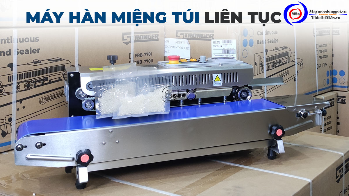 máy hàn miệng túi liên tục máy hàn miệng túi liên tục