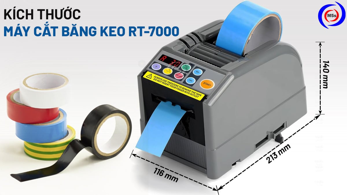 kích thước máy cắt băng keo tự động Rt-7000 kích thước máy cắt băng keo tự động Rt-7000