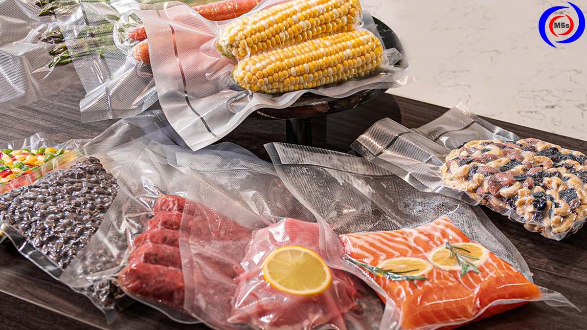 máy đóng gói hút chân không công nghiệp thành phẩm sau khi hút chân không