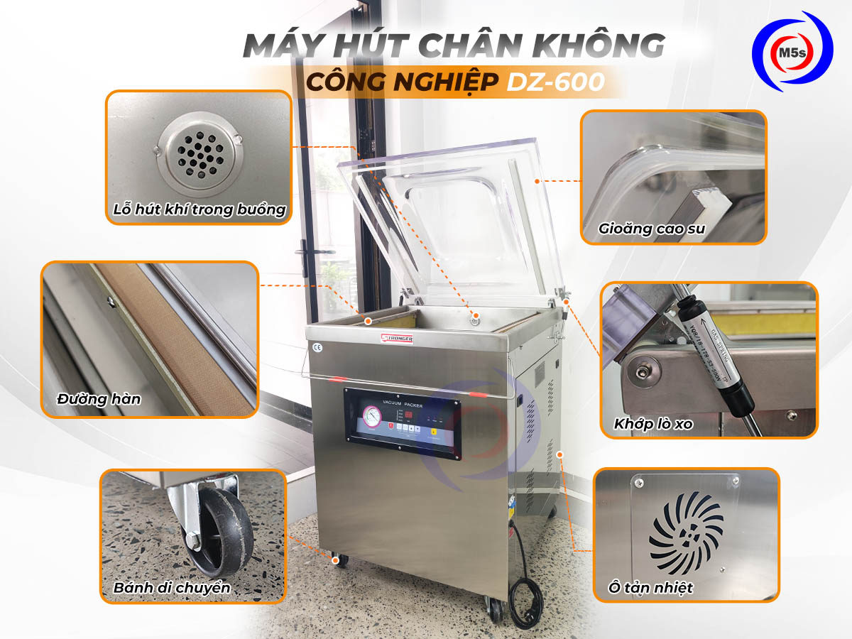 Cấu tạo máy hút chân không công nghiệp Cấu tạo máy hút chân không công nghiệp