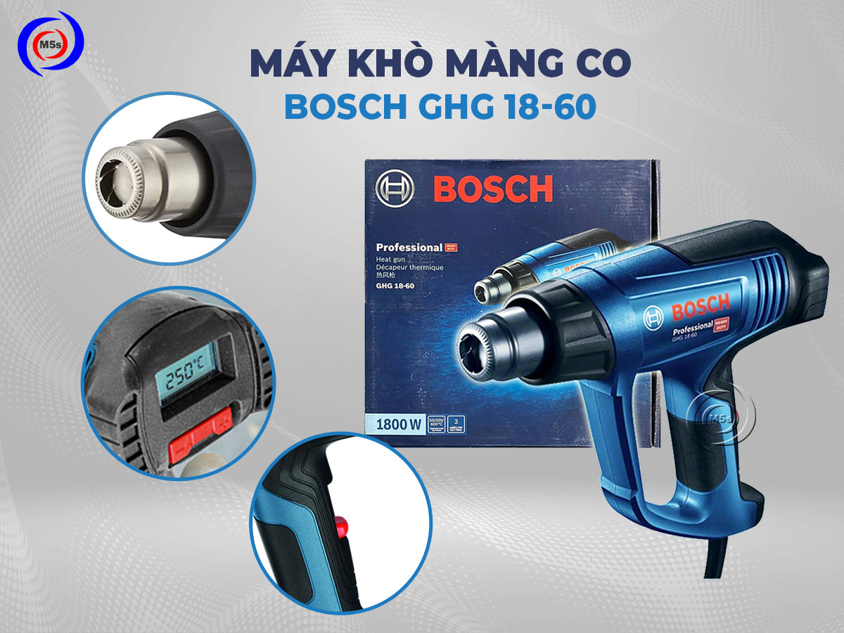 máy khò màng co BOSCH GHG 18-60 máy khò màng co BOSCH GHG 18-60
