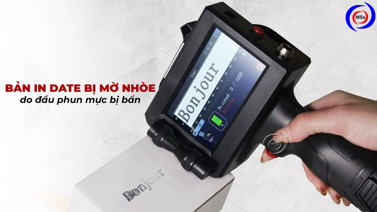 bản in date bị nhòe, mờ bản in date bị nhòe, mờ