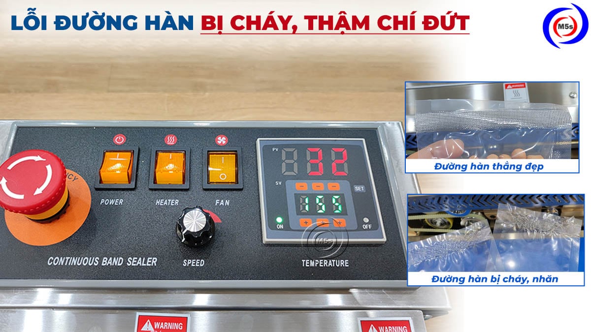 bảng điều khiển cài đặt nhiệt độ của máy hàn túi liên tục bảng điều khiển cài đặt nhiệt độ của máy hàn túi liên tục