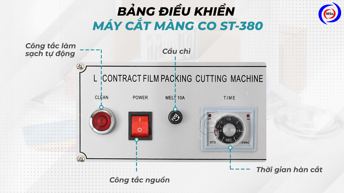 Bảng điều khiển máy cắt co bằng tay ST-380 Bảng điều khiển máy cắt co bằng tay ST-380