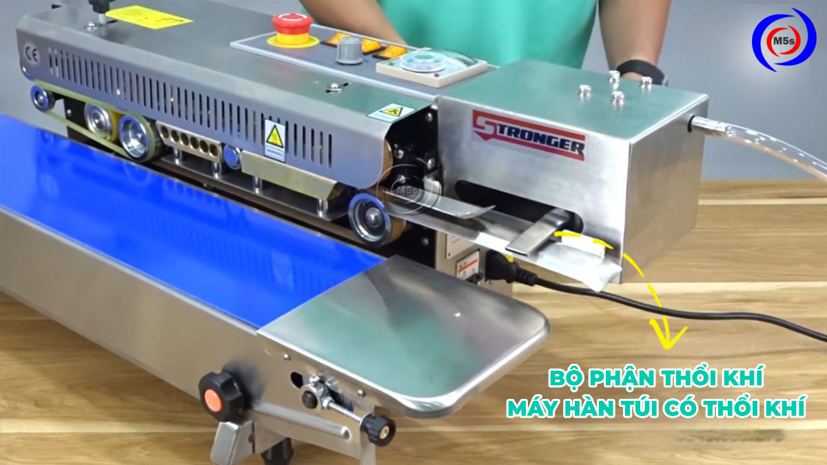 Bộ phận thổi khí máy hàn miệng túi liên tục thổi khí Bộ phận thổi khí máy hàn miệng túi liên tục thổi khí