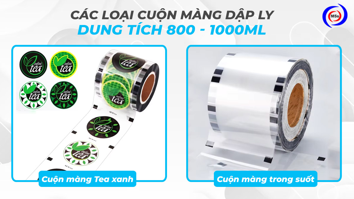 Cuộn màng dập cốc (dung tích 800 - 1000ml) Cuộn màng dập cốc (dung tích 800 - 1000ml)