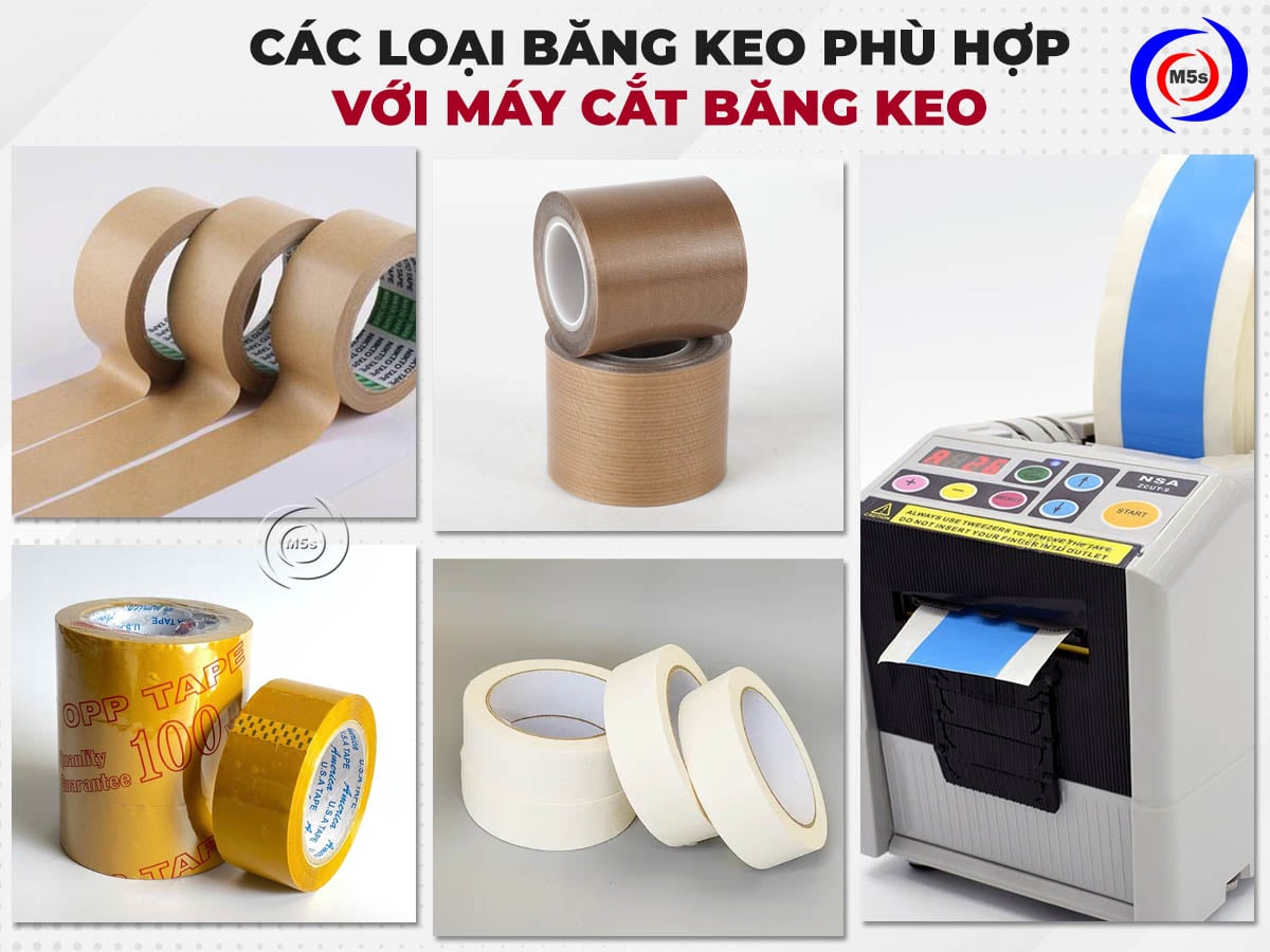 các loại keo dùng cho máy cắt băng keo