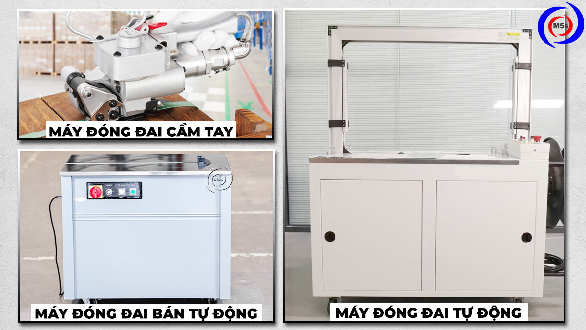 Các loại máy đóng đai thùng phổ biến Các loại máy đóng đai thùng phổ biến