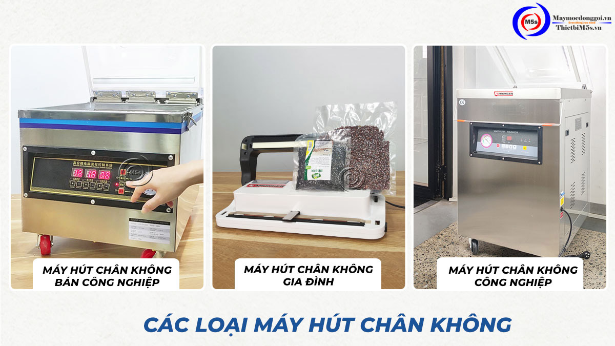Các loại máy hút chân không Các loại máy hút chân không