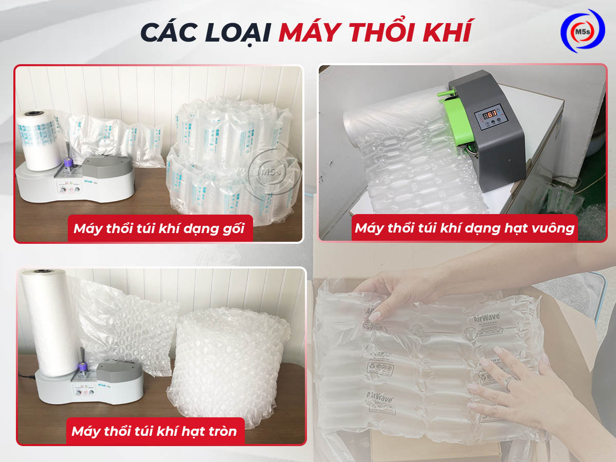Các loại máy thổi túi khí bọc gói hàng chèn hàng Các loại máy thổi túi khí bọc gói hàng chèn hàng