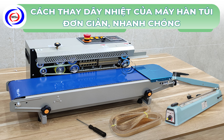 cách thay dây nhiệt máy hàn túi cách thay dây nhiệt máy hàn túi