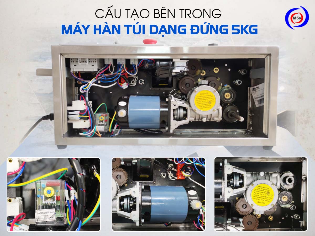 Cấu tạo máy hàn miệng túi dạng đứng 5kg FRB-770ID Stronger Cấu tạo máy hàn miệng túi dạng đứng 5kg FRB-770ID Stronger