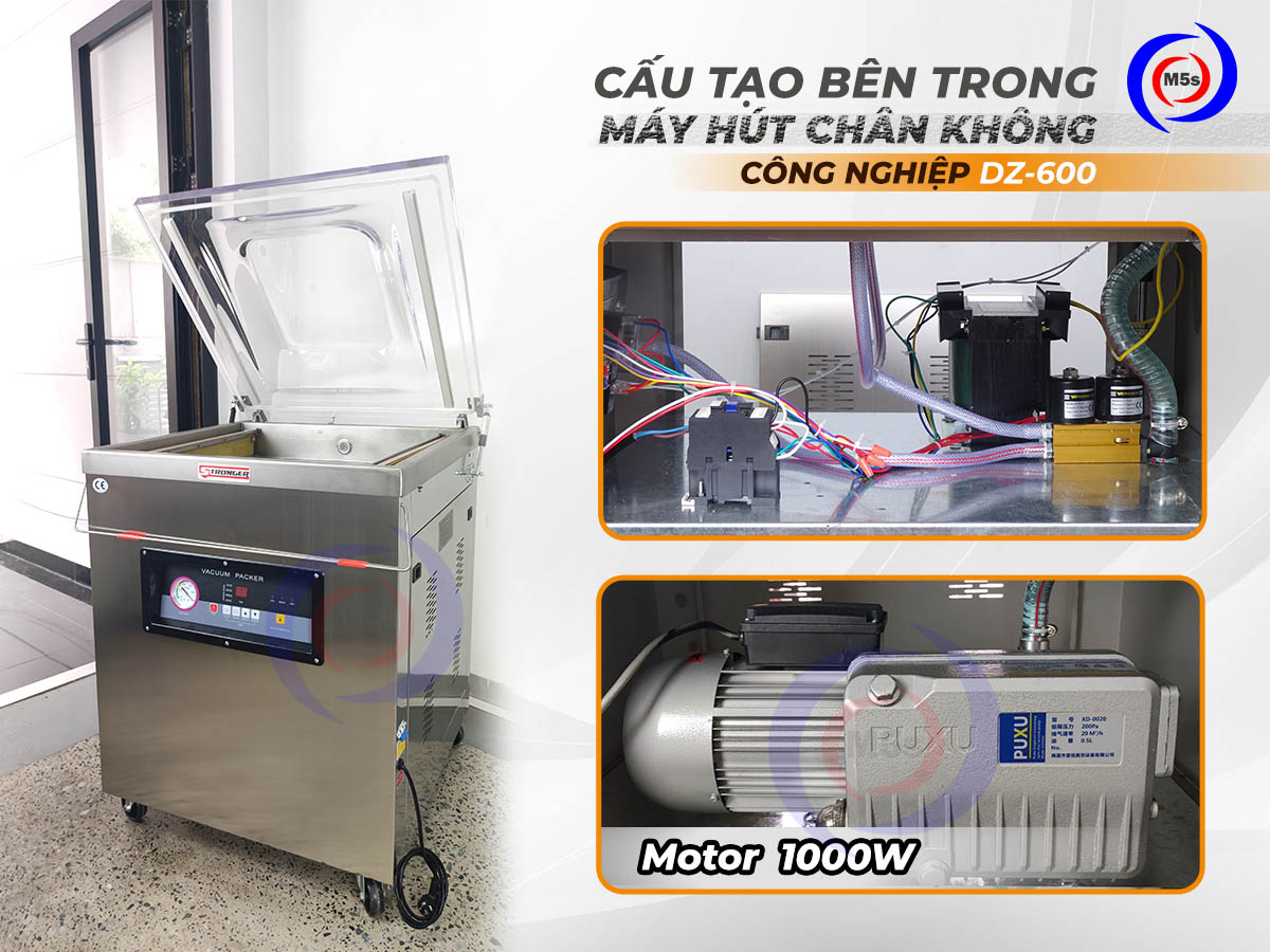 Cấu tạo bên trong máy hút chân không Cấu tạo bên trong máy hút chân không