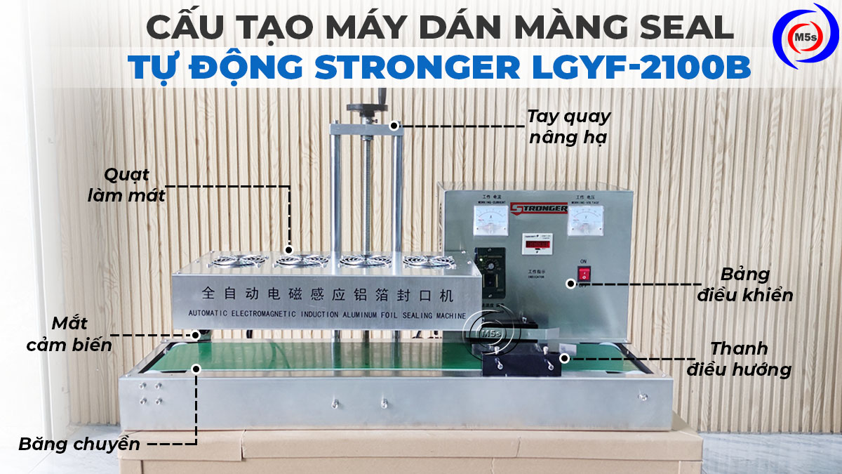 Cấu tạo máy dán màng seal nhôm LGYF-2100B Cấu tạo máy dán màng seal nhôm LGYF-2100B