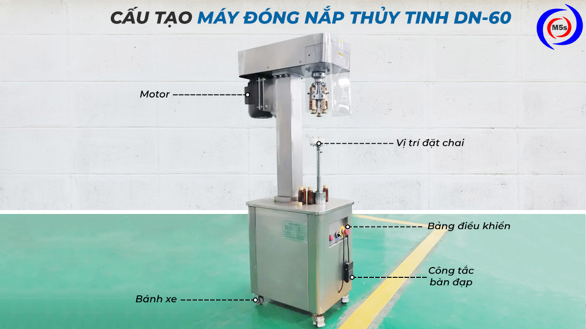 cấu tạo máy đóng nắp DN-60 cấu tạo máy đóng nắp DN-60