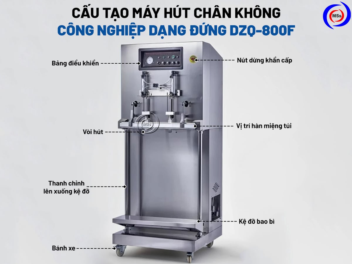 cấu tạo máy hút chân không công nghiệp dạng đứng DZQ-800F cấu tạo máy hút chân không công nghiệp dạng đứng DZQ-800F