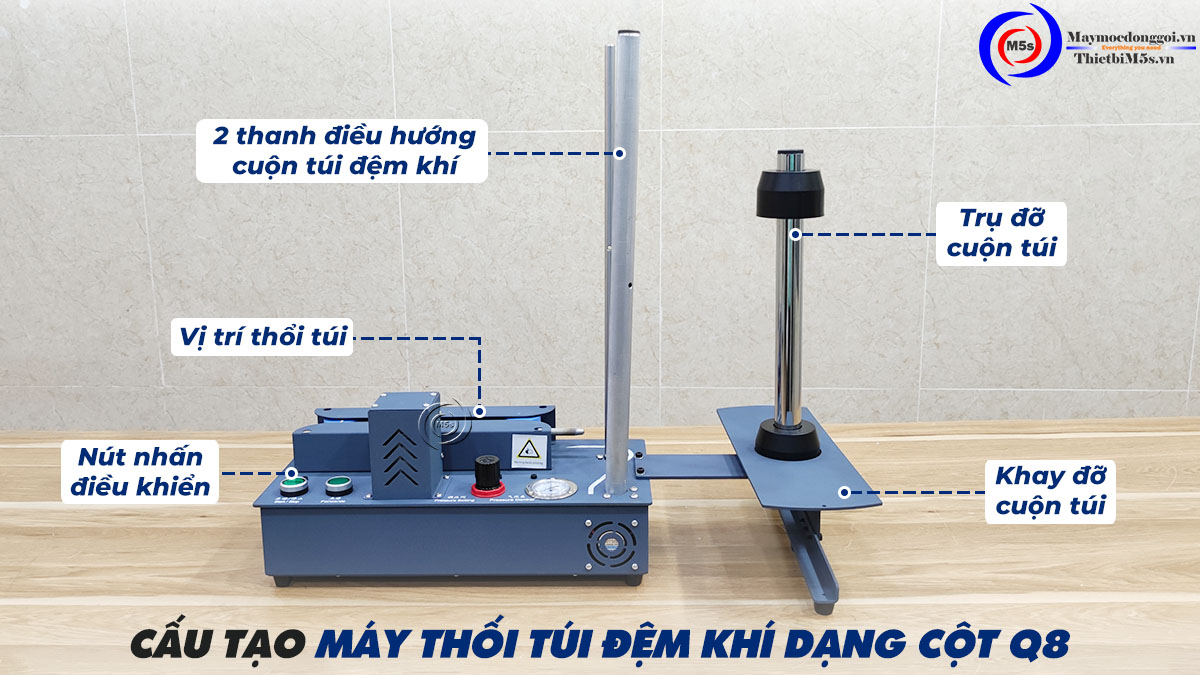 cấu tạo máy thổi túi cột khí Q8 cấu tạo máy thổi túi cột khí Q8