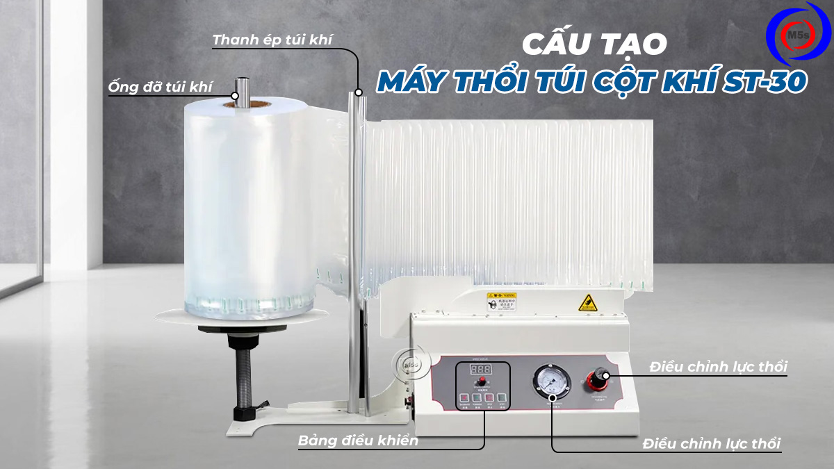 cấu tạo máy thổi túi khí dạng cột ST-30 cấu tạo máy thổi túi khí dạng cột ST-30