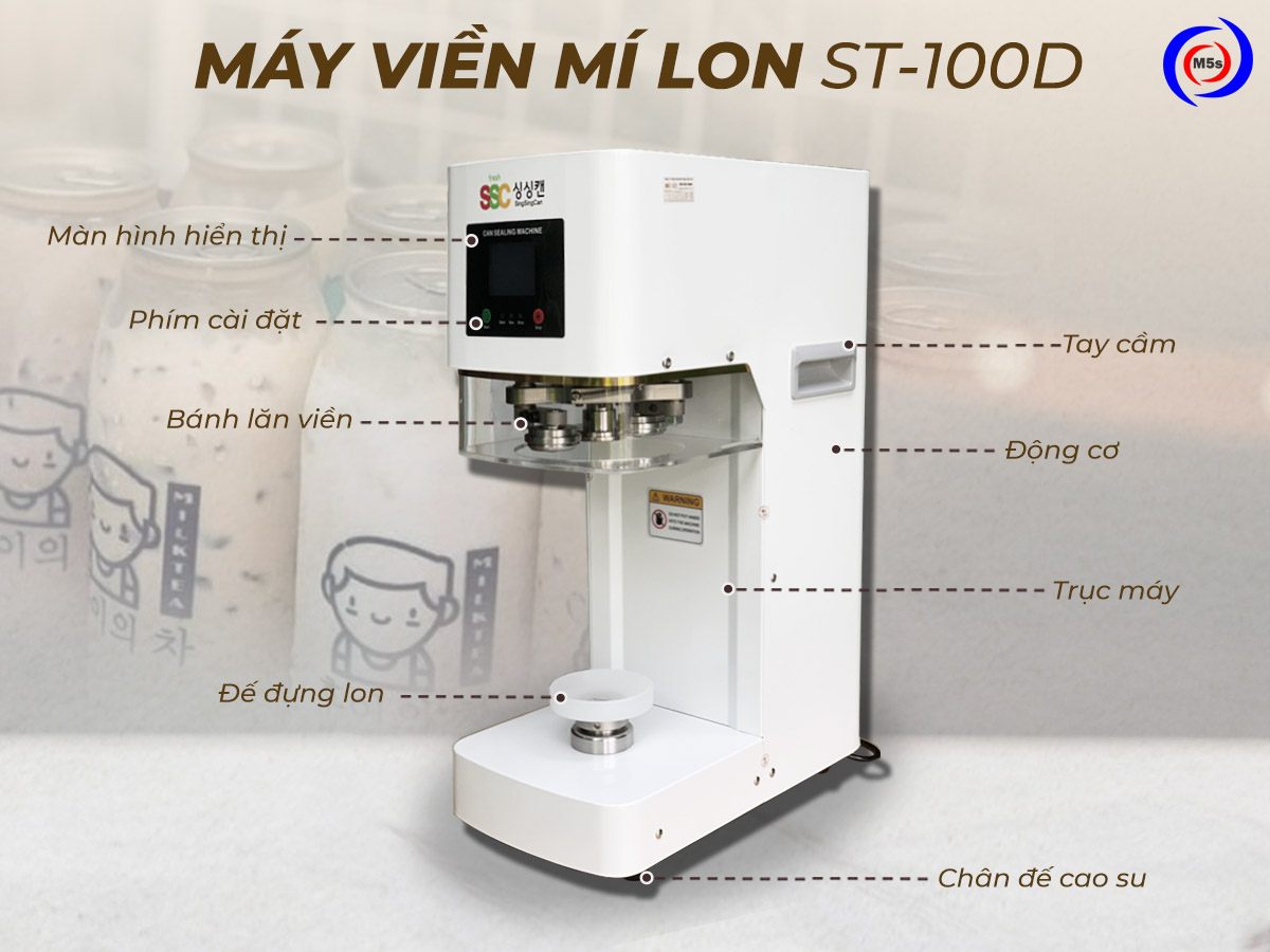 cấu tạo máy viền mí lon ST-100D cấu tạo máy viền mí lon ST-100D
