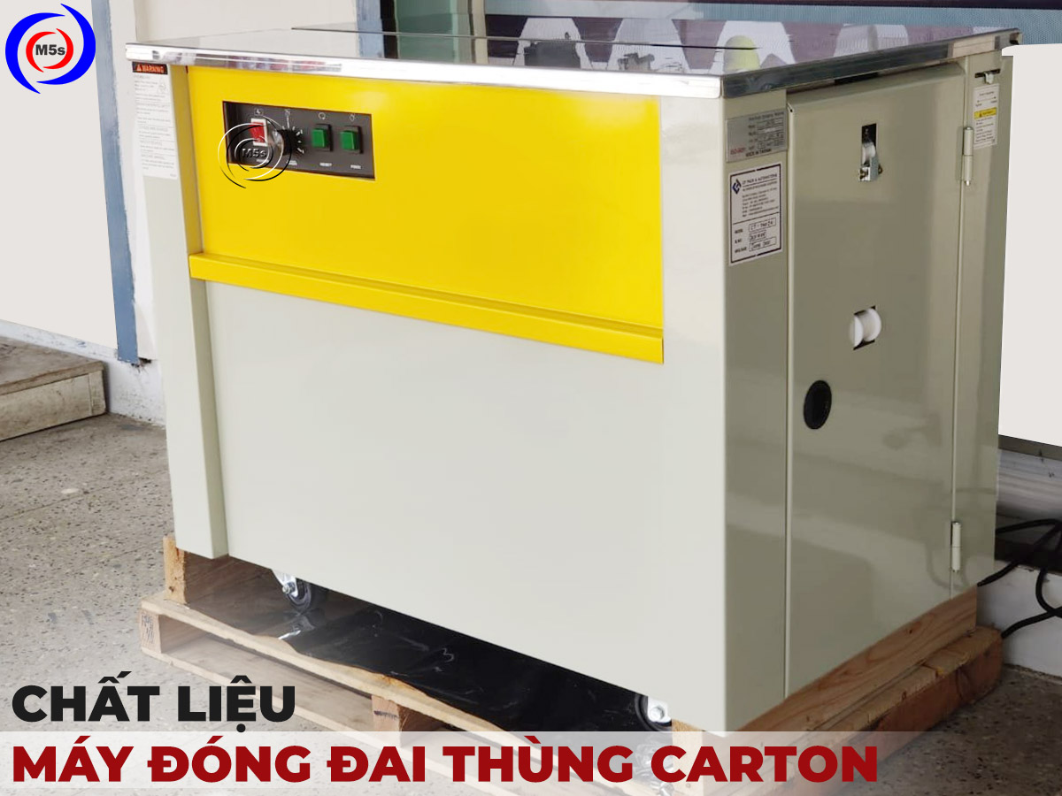 Chất liệu máy đóng đai thùng carton Chất liệu máy đóng đai thùng carton