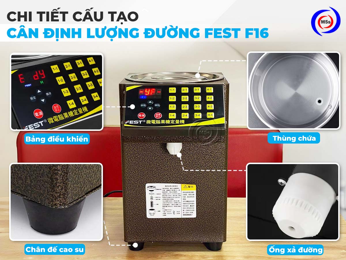 các bộ phần của máy định đường FEST F16 các bộ phần của máy định đường FEST F16