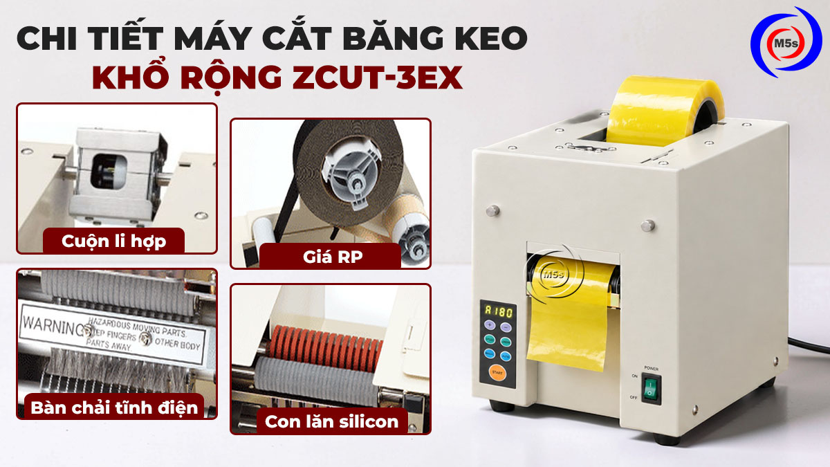 chi tiết máy cắt băng keo khổ lớn ZCUT-3EX chi tiết máy cắt băng keo khổ lớn ZCUT-3EX