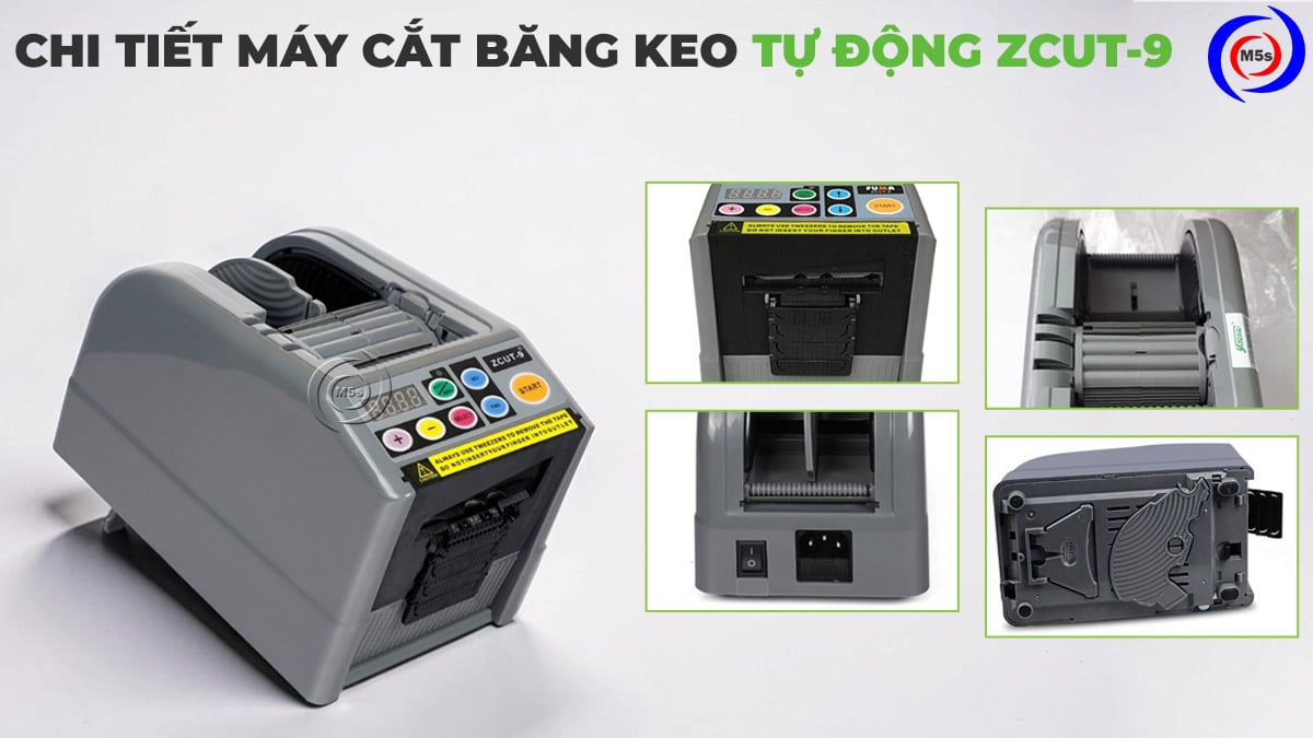chi tiết máy cắt băng keo tự động ZCUT-9 chi tiết máy cắt băng keo tự động ZCUT-9