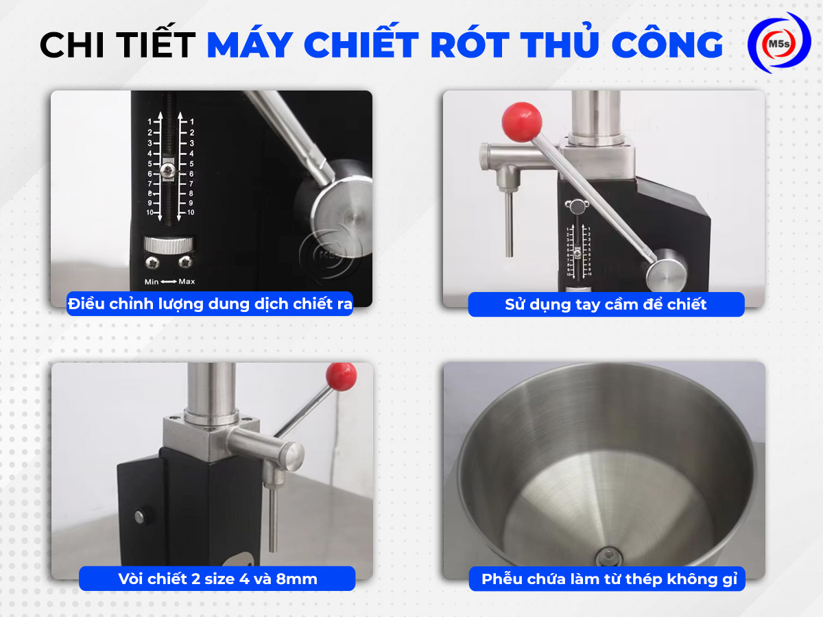 Các bộ phận của máy chiết rót thủ công cầm tay CR3 Các bộ phận của máy chiết rót thủ công cầm tay CR3