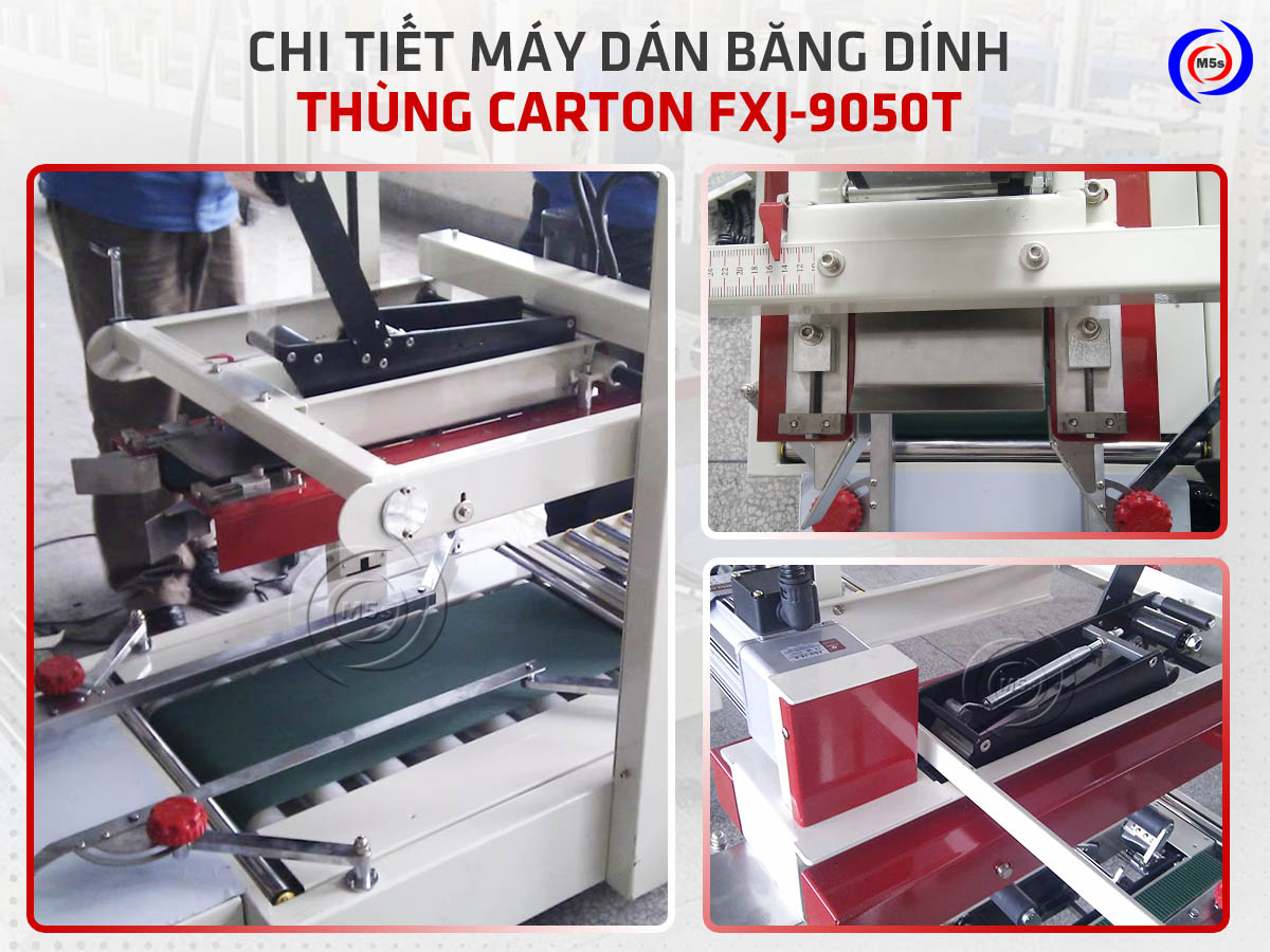 Máy dán băng dính thùng carton FXJ-9050T Máy dán băng dính thùng carton FXJ-9050T