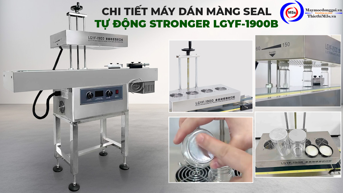 Chi tiết máy dán màng seal Stronger lgyf-1900b Chi tiết máy dán màng seal Stronger lgyf-1900b